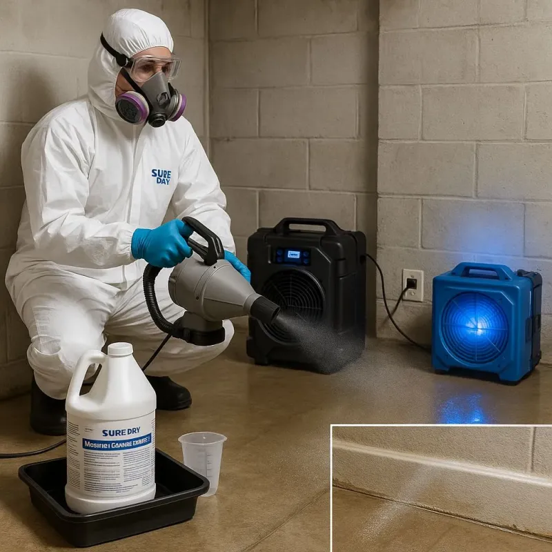 Sanitization and Odor Removal process in Dunellen, NJ