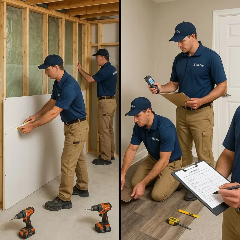 Repairs and Reconstruction process in Dunellen, NJ
