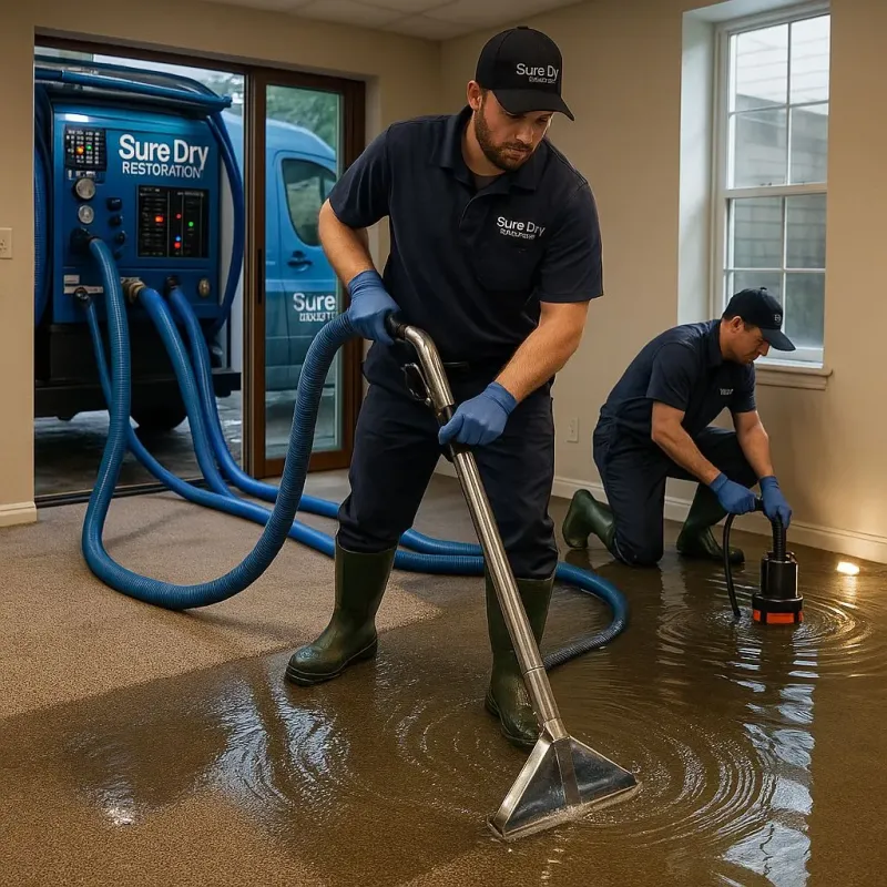 Water Extraction and Removal process in Dunellen, NJ